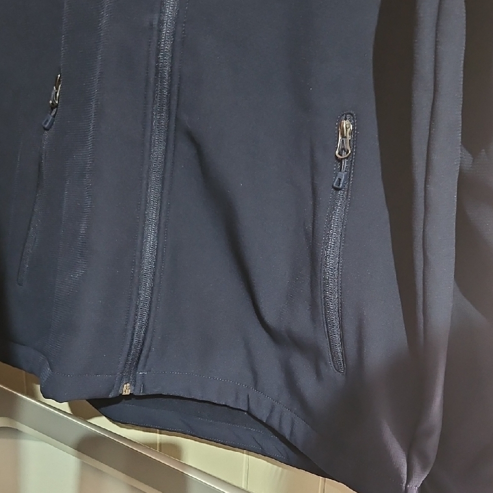 Eddie Bauer Deep Blue Zip-Up Jacket Size Large - Picture 2 of 5